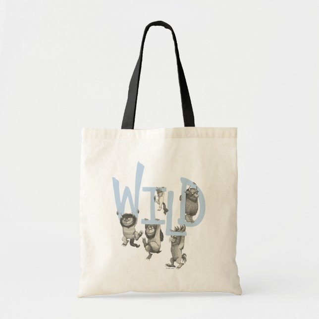 WILD | Wild Things and Max - Blue Tote Bag (Front)