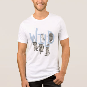 WILD Wild Things and Max - Blue Tri-Blend Shirt