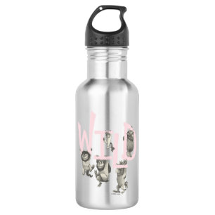 WILD Wild Things and Max - Pink 532 Ml Water Bottle