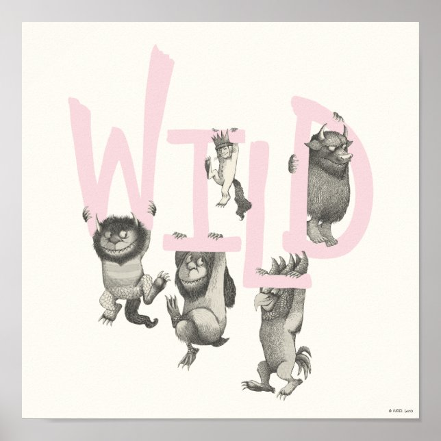 WILD | Wild Things and Max - Pink Poster (Front)