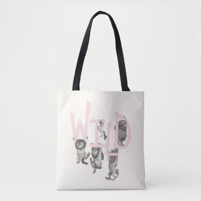 WILD | Wild Things and Max - Pink Tote Bag (Front)