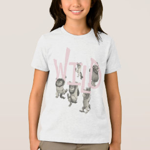 WILD   Wild Things and Max - Pink Tri-Blend Shirt