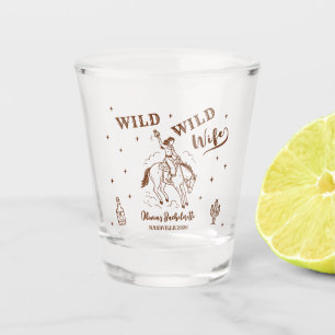 Wild Wild Wife Western Bachelorette Party Shot Glass