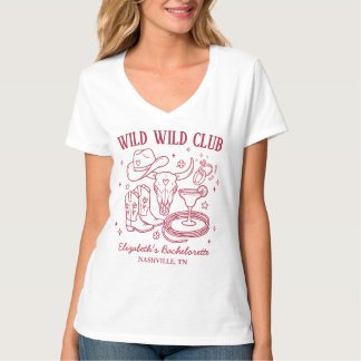 Wild Wild Wife Western Bachelorette Party T-Shirt