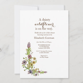 Wild Wildflowers Invitation