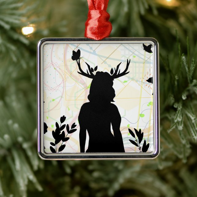Wild With Nature Metal Tree Decoration (Tree)