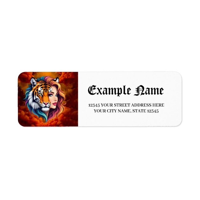 Wild Within – Tiger Spirit Goddess.  (Front)