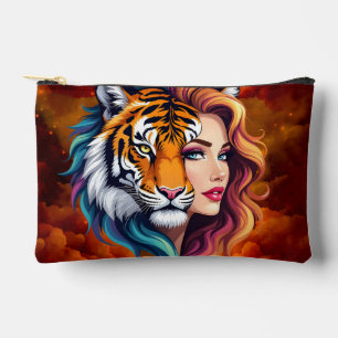 Wild Within – Tiger Spirit Goddess.  Accessory Pouch