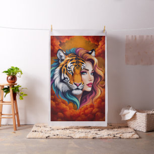 Wild Within – Tiger Spirit Goddess Fabric