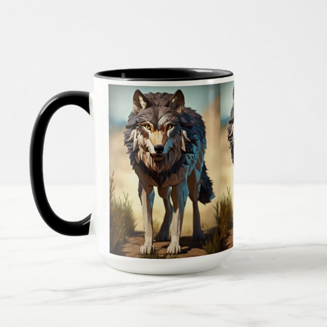 wild wolf Coffee Mug  (Left)