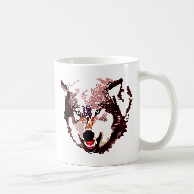 Wild Wolf Coffee Mug (Right)