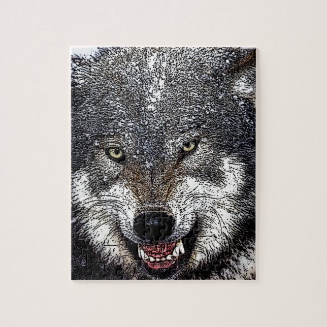 Wild Wolf Jigsaw Puzzle (Vertical)