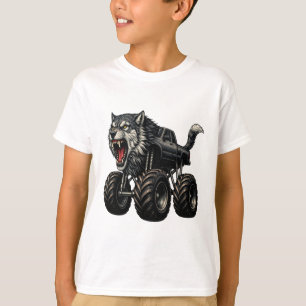 Wild Wolf Monster Truck T-Shirt