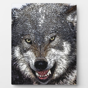 Wild Wolf Plaque