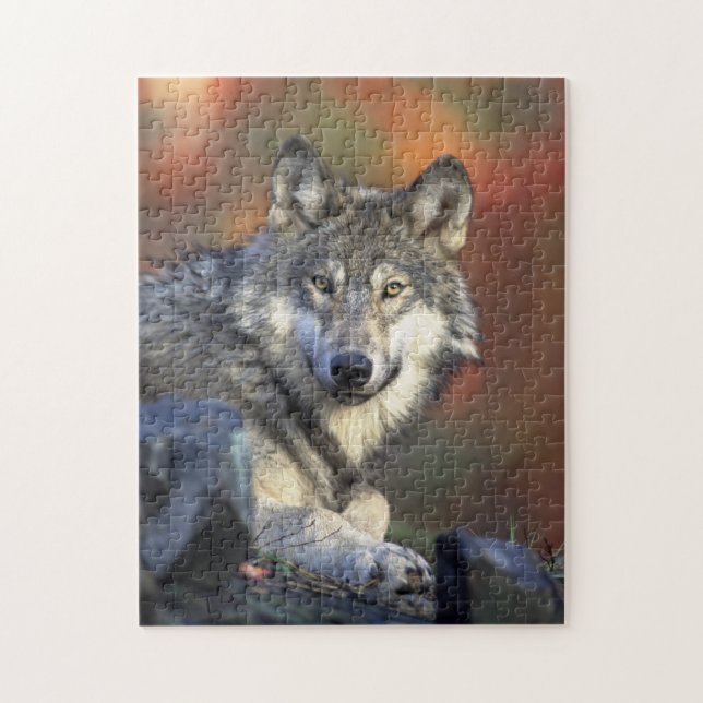wild wolf puzzle (Vertical)