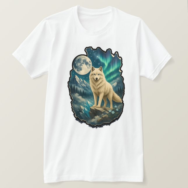 Wild Wolf T Shirt | Tee (Design Front)