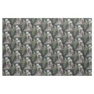 Wild Wolves Fabric