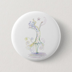 Wild Woman 6 Cm Round Badge