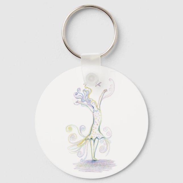 Wild Woman Key Ring (Front)