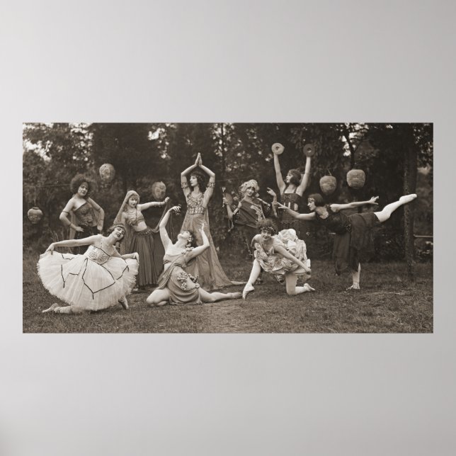 Wild Women Dance 1924 Poster (Front)