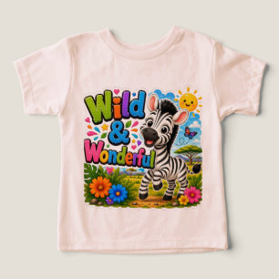 Wild & Wonderful Zebra Cute Safari Animal Design