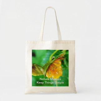 wild yellow berry nature gift tote bag