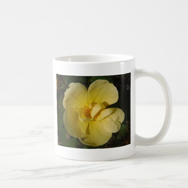 Wild Yellow Rose Coffee Mug (Right)