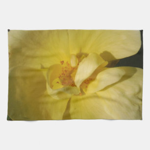Wild Yellow Rose Tea Towel