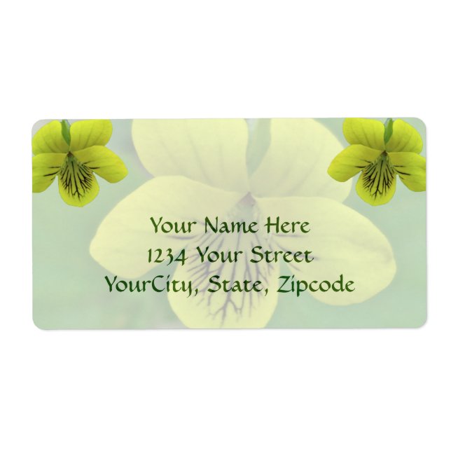 Wild Yellow Violet Coordinating Items (Front)