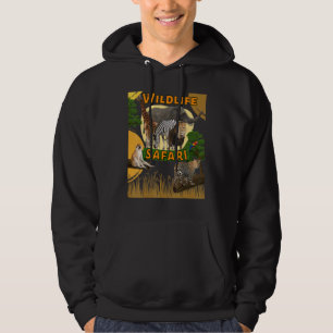 Wild Zoo Animals Wildlife Safari Party Day At The Hoodie