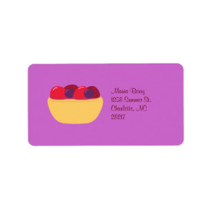 Wildberry Tart Label