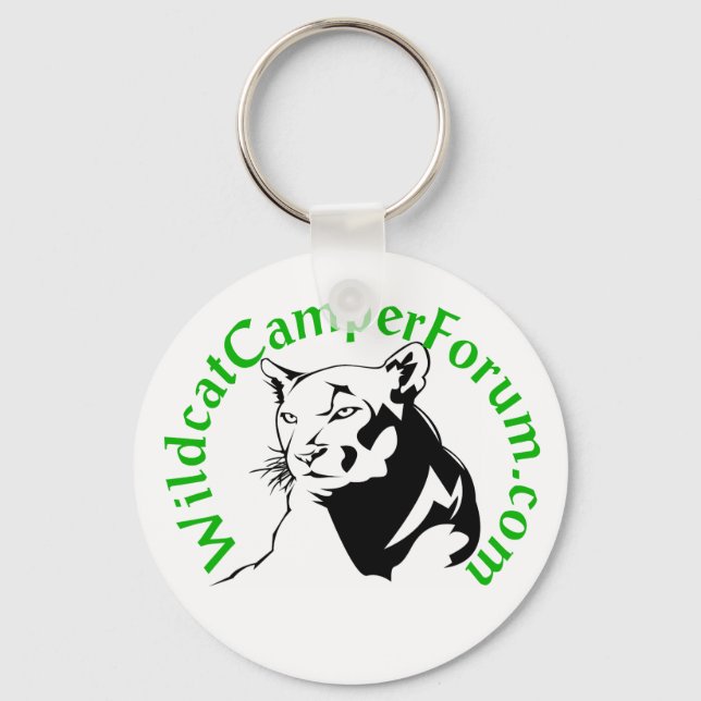Wildcat Key chain -Green (Front)