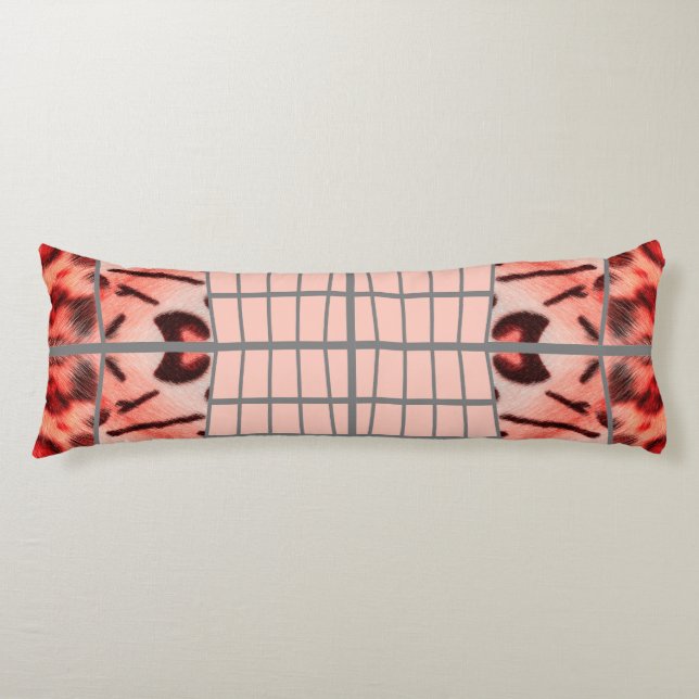 Wildcat Matrix - Bengal Cat Leopard Pink Pillow (Front)