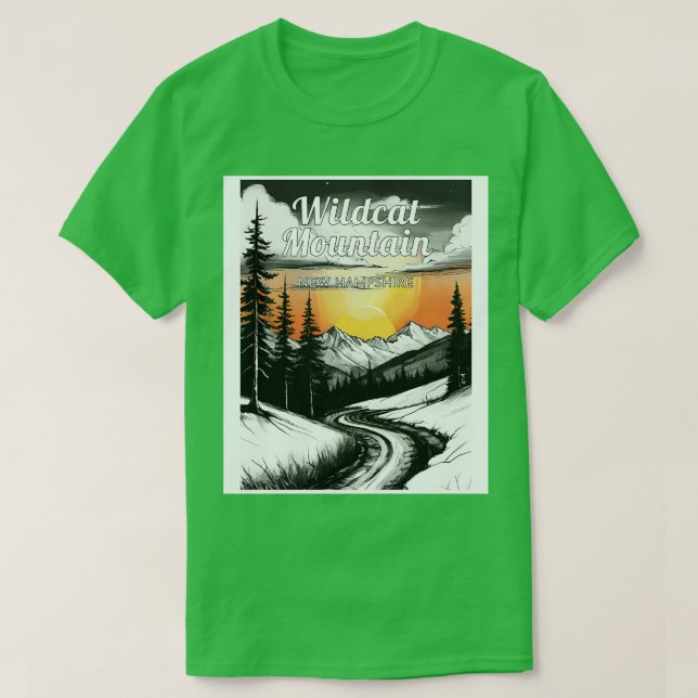 Wildcat mountain new hampshire usa ski  2 T-Shirt (Design Front)