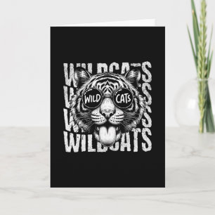 Wildcats School Sports Fan Team Spirit Ck To Schoo Card