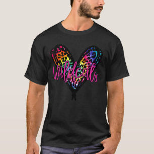 Wildcats School Sports Fan Team Spirit Mascot T-Shirt
