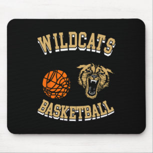 Wildcats Sketll Mom Wildcats Gold Black Wildcat Ma Mouse Pad