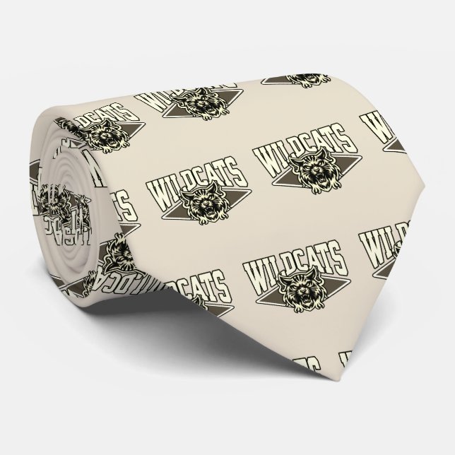  Wildcats Sports Team Neck Tie (Rolled)