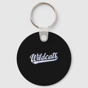 Wildcats Vintage Sports Name Design Gifts Men Wome Key Ring