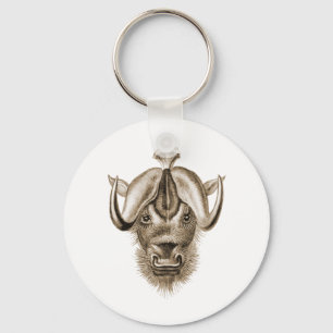 Wildebeest Key Ring