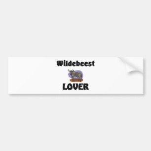 Wildebeest Lover Bumper Sticker