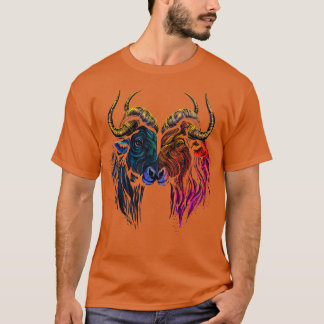 Wildebeest Valentine Day T-Shirt