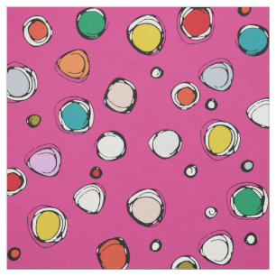 wilderdot cerise fabric