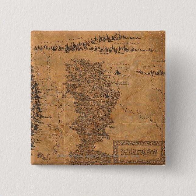 Wilderland 15 Cm Square Badge (Front)