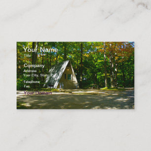 Wilderness A-Frame Camping at Campground Business Card