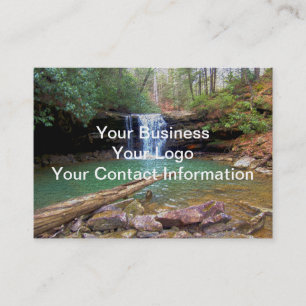 Wilderness Appalachian Waterfall Business Card