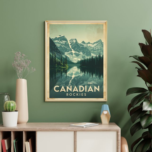 Wilderness Awaits – Vintage Canadian Rockies  Poster (Creator Uploaded)