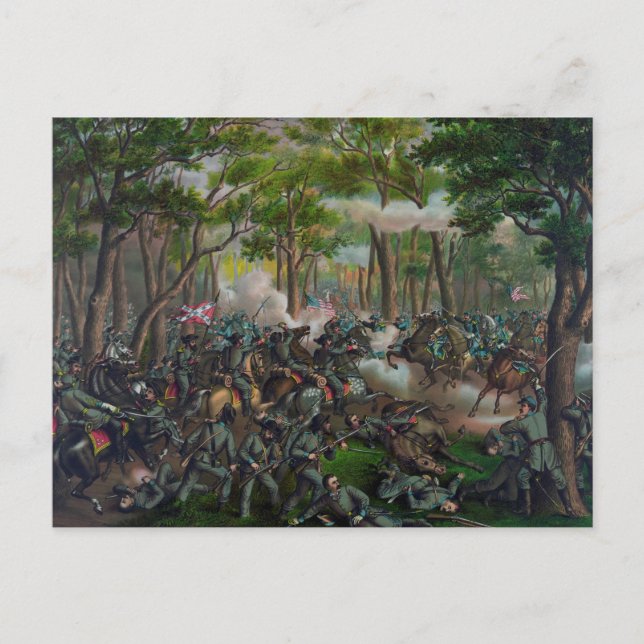 Wilderness Battle Postcard (Front)