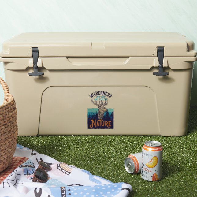 Wilderness Elk Get Out And Explore Nature (Cooler)