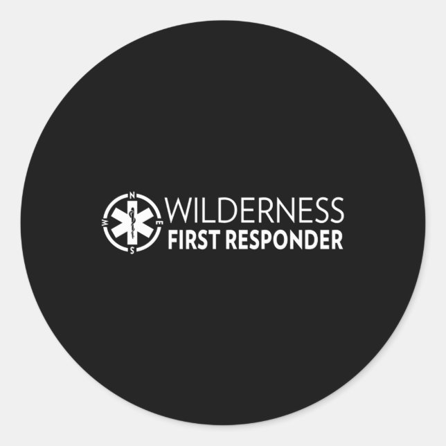 Wilderness First Responder Wfr Classic Round Sticker (Front)
